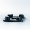 VOID base gasket, a black rubber pad with four raised posts and a center hole