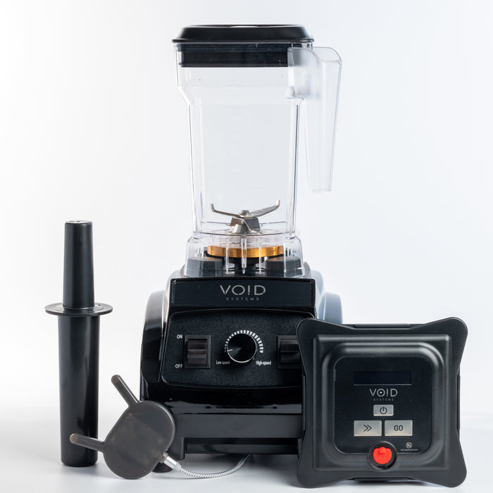 VOID Complete System blender with clear jar, VOID lid, tamper and wireless charger